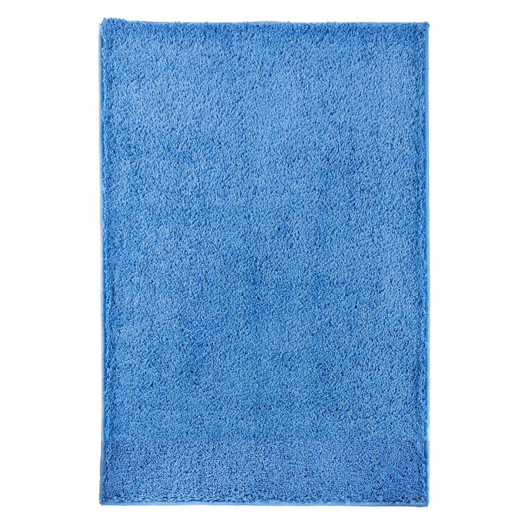 Mystic Premium Soft Bath Mat Blue, Anti-Slip & Machine Washable