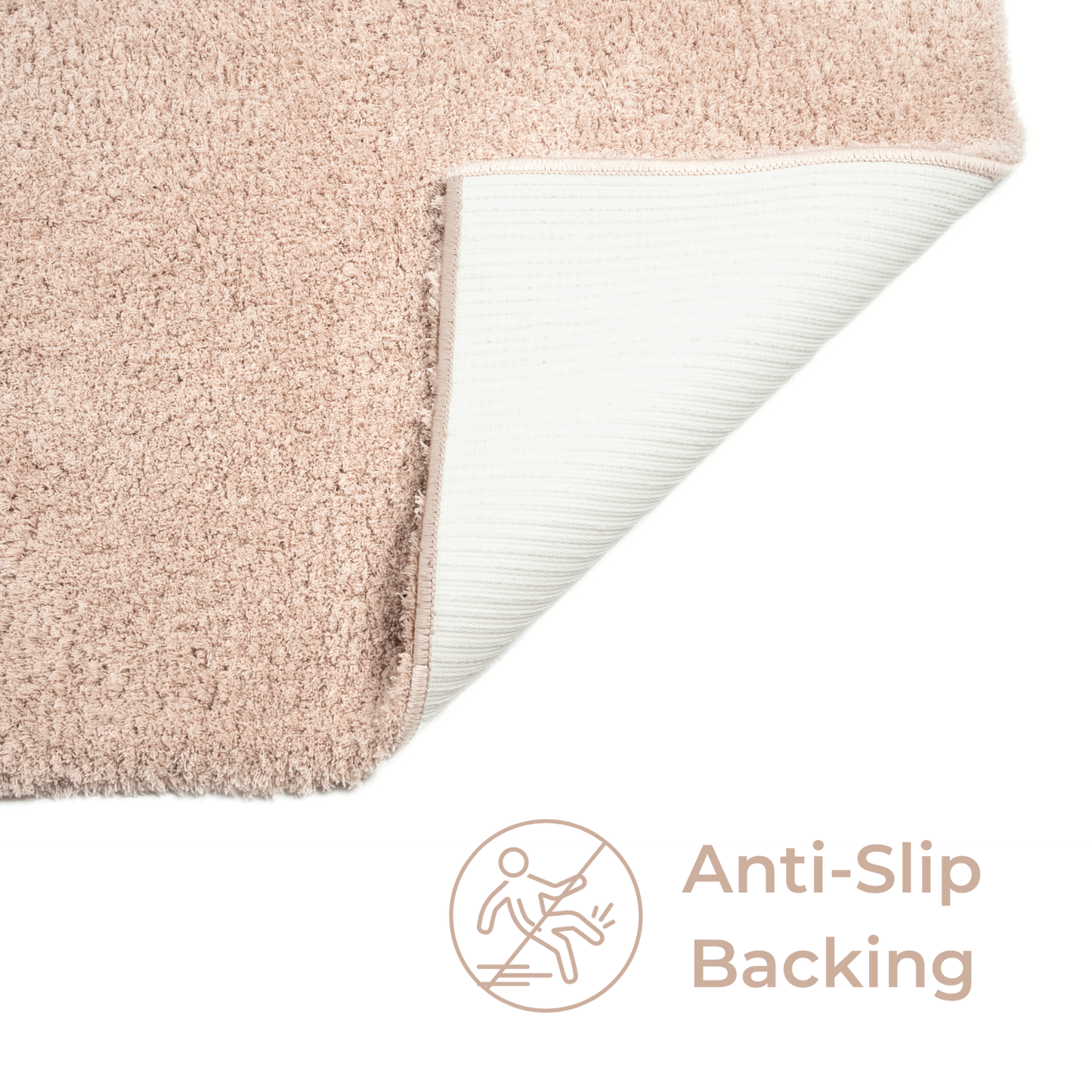 Splendor Premium Soft Bath Mat Blush Pink, Anti-Slip & Machine Washable