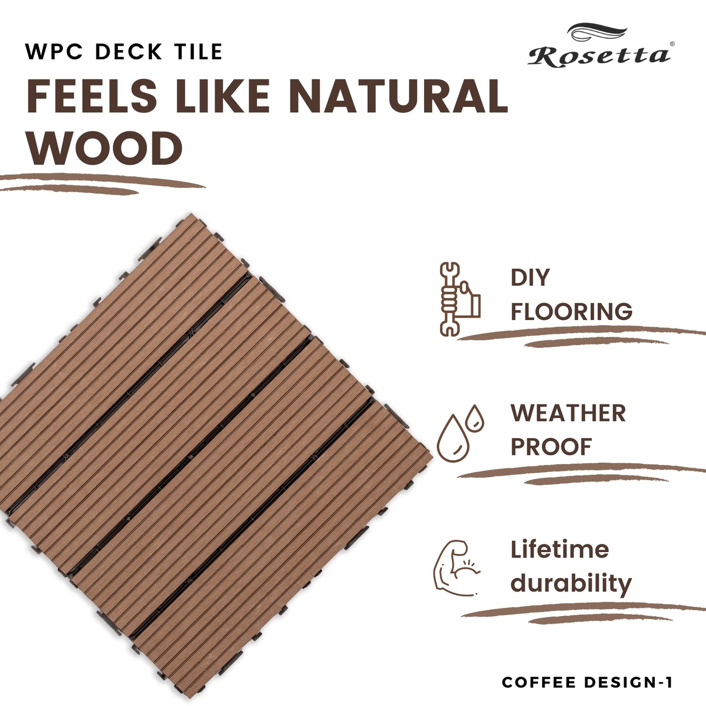 Coffee WPC Deck Flooring Design-1