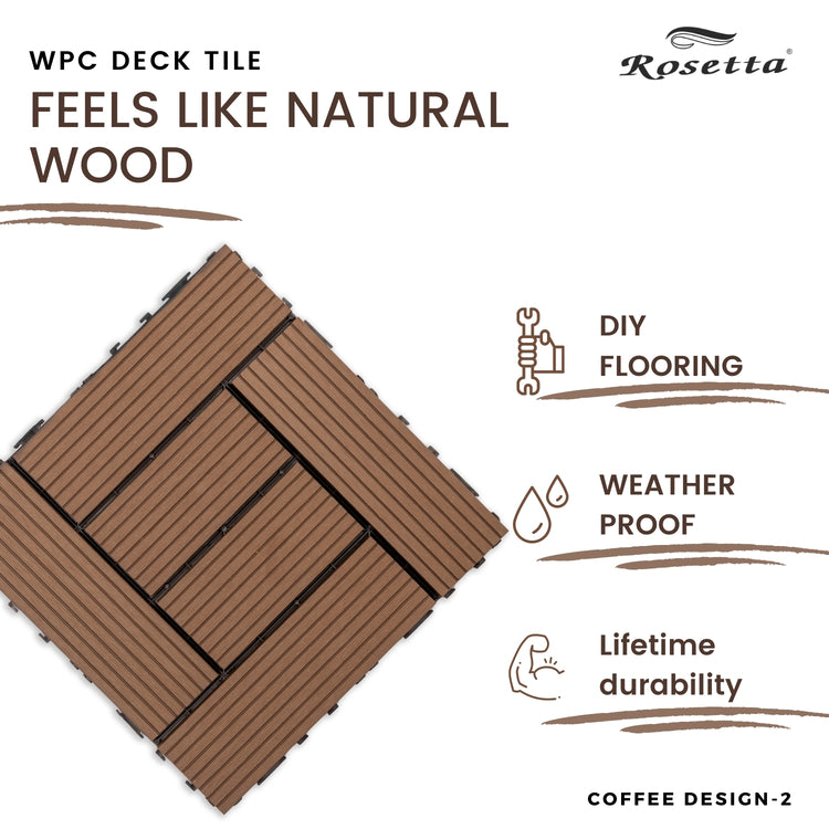 Coffee WPC Deck Flooring Design-2