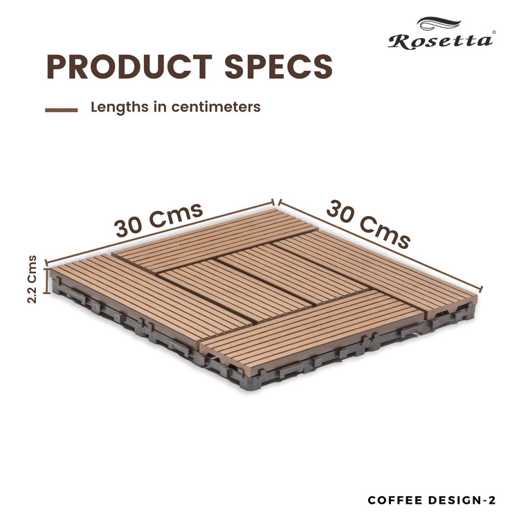 Coffee WPC Deck Flooring Design-2