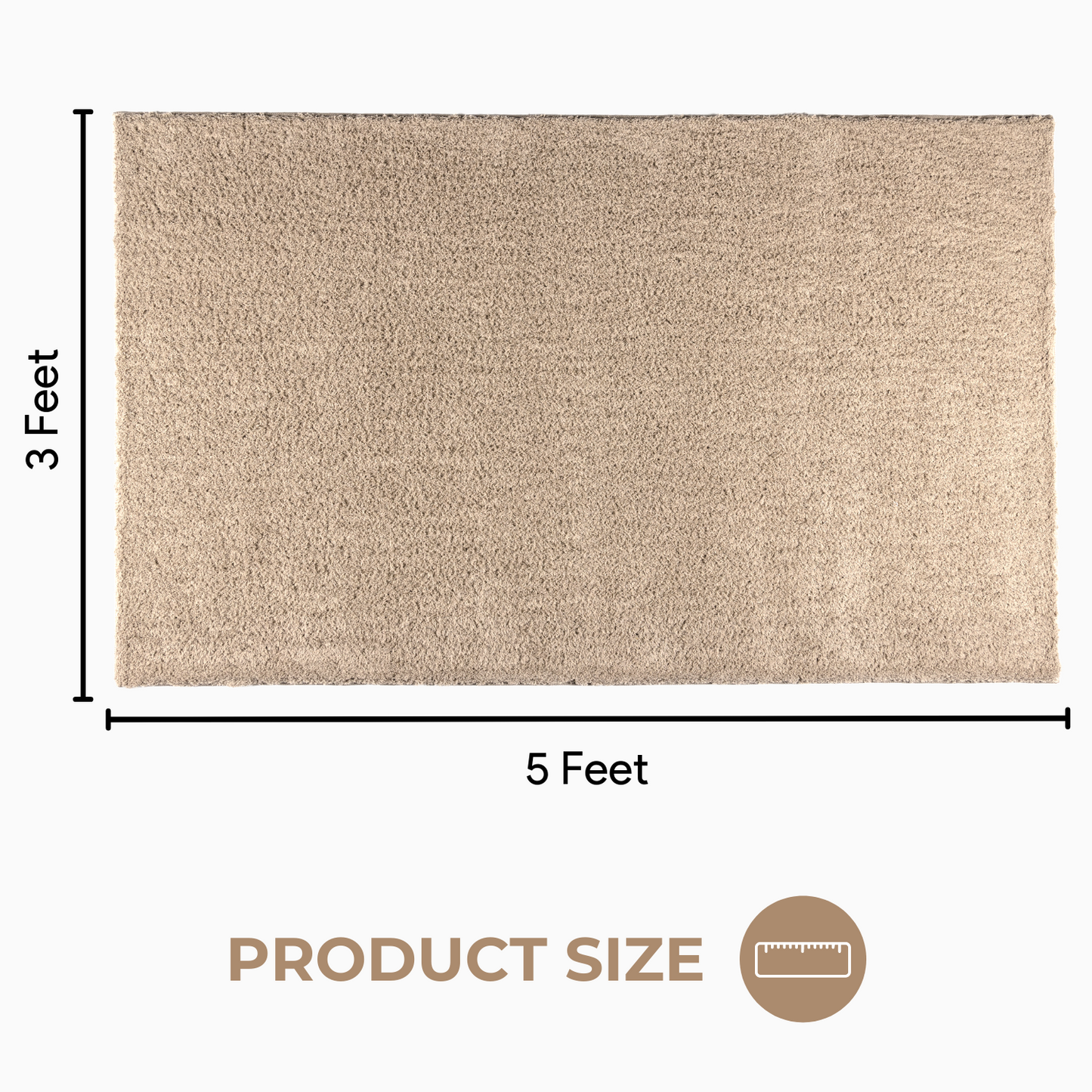 Gravel Splendor Rug,Super Soft Area Rugs for Home and Office