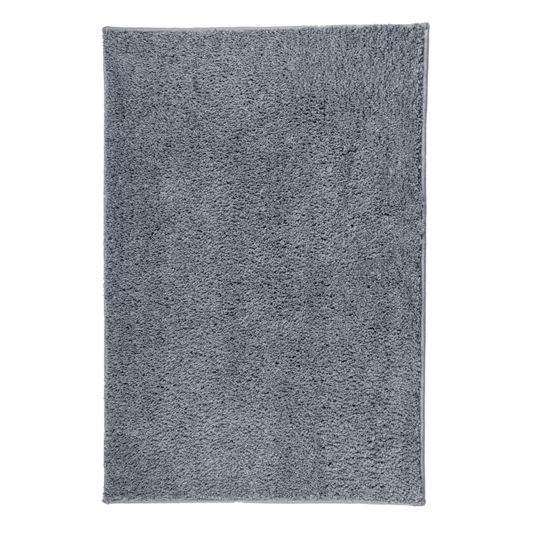 Mystic Premium Soft Bath Mat Gray, Anti-Slip & Machine Washable