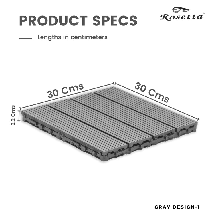 Gray WPC Deck Flooring Design-1