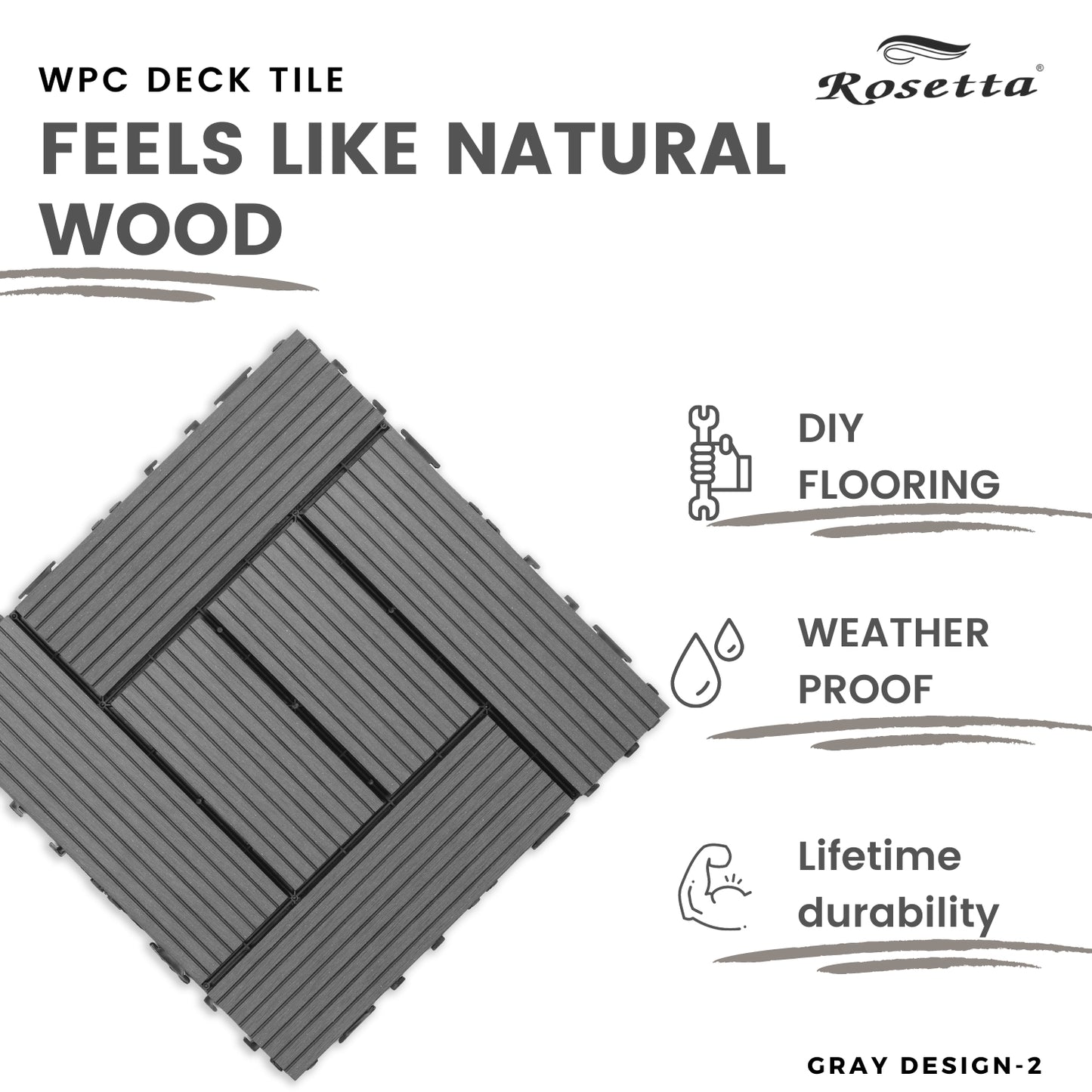 Gray WPC Deck Flooring Design-2