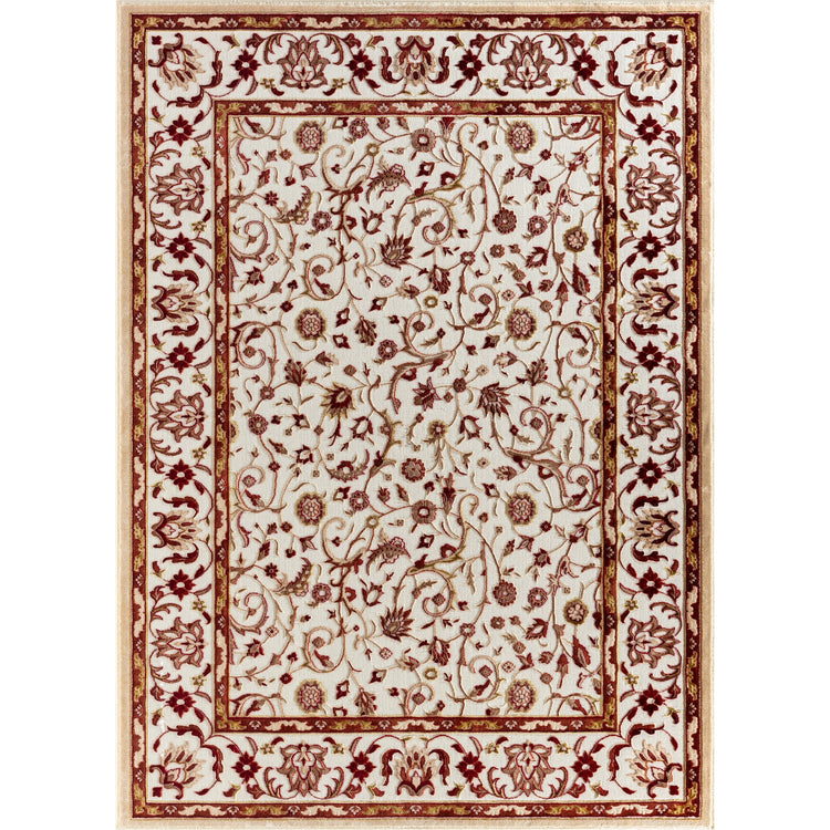 Ancient Garden Ivory Maroon