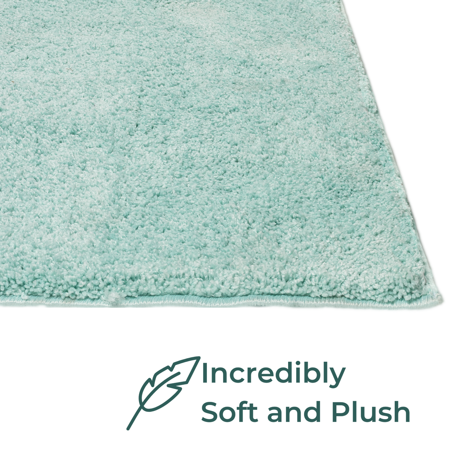 Sea Green Mystic Rug,Super Soft Area Rugs for Home and Office