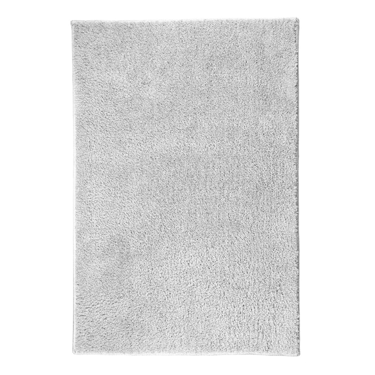 Splendor Premium Soft Bath Mat Silver, Anti-Slip & Machine Washable