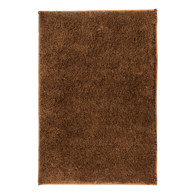 Mystic Premium Soft Bath Mat Walnut, Anti-Slip & Machine Washable