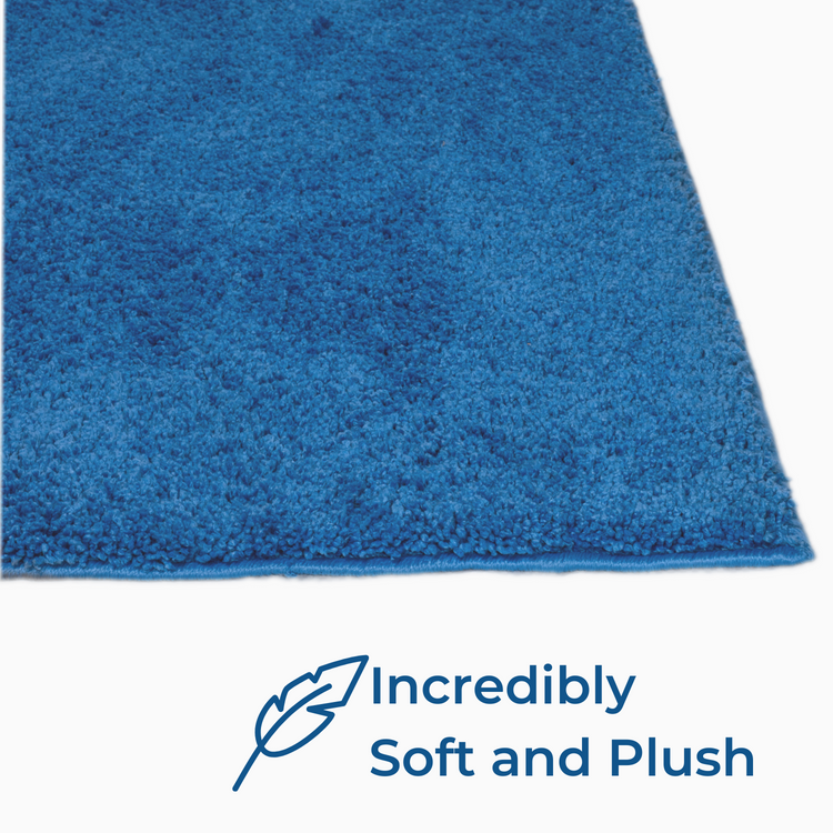 Blue Mystic Rug,Super Soft Area Rugs for Home and Office