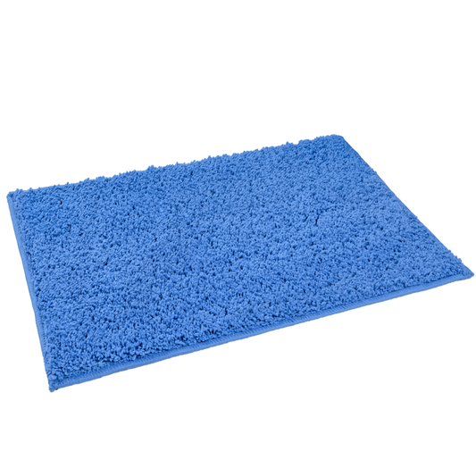 Mystic Premium Soft Bath Mat Blue, Anti-Slip & Machine Washable