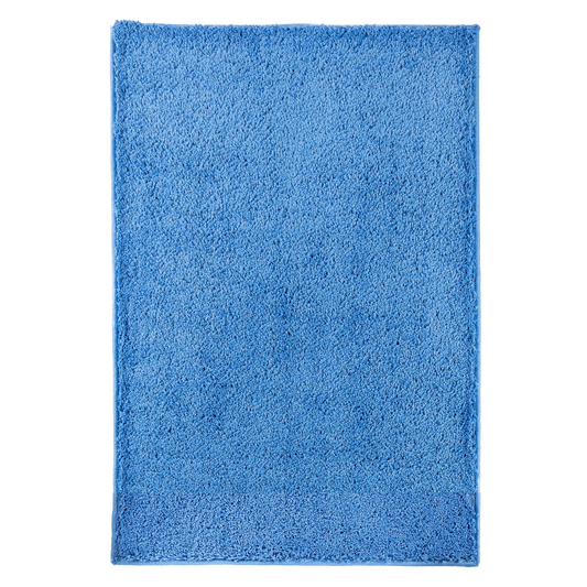 Mystic Premium Soft Bath Mat Blue, Anti-Slip & Machine Washable
