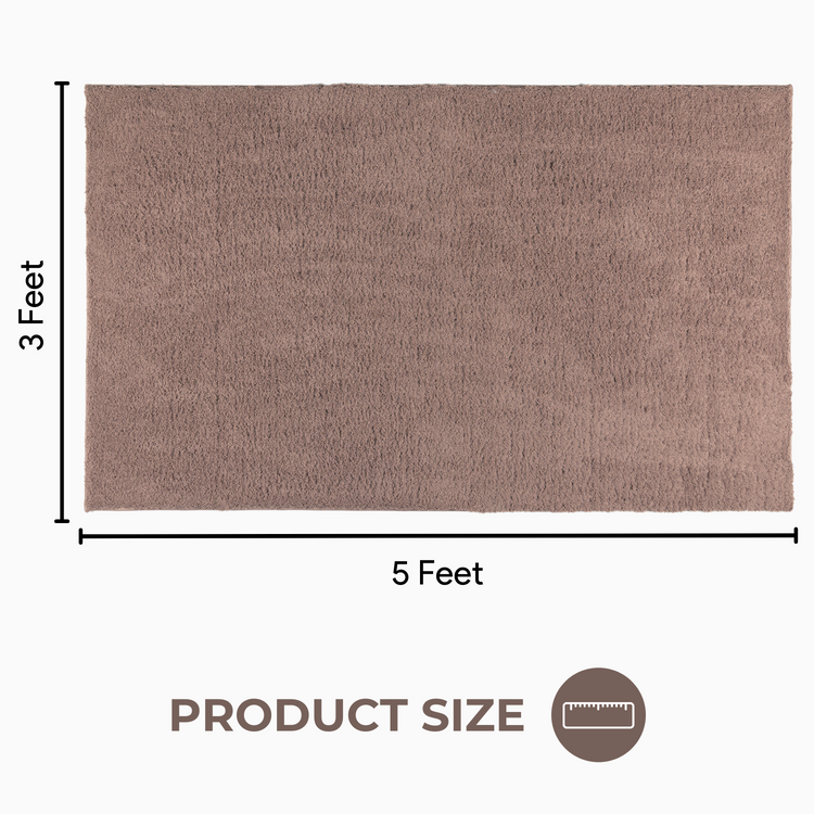 Brown Splendor Rug,Super Soft Area Rugs for Home and Office