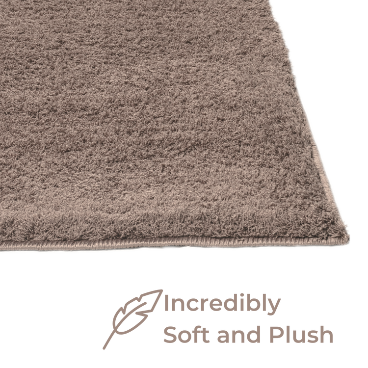 Brown Splendor Rug,Super Soft Area Rugs for Home and Office