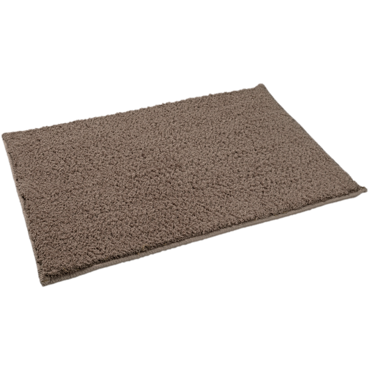 Splendor Premium Soft Bath Mat Brown, Anti-Slip & Machine Washable