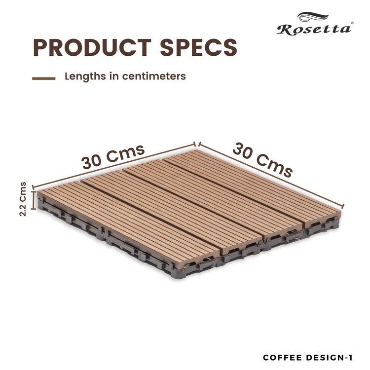 Coffee WPC Deck Flooring Design-1
