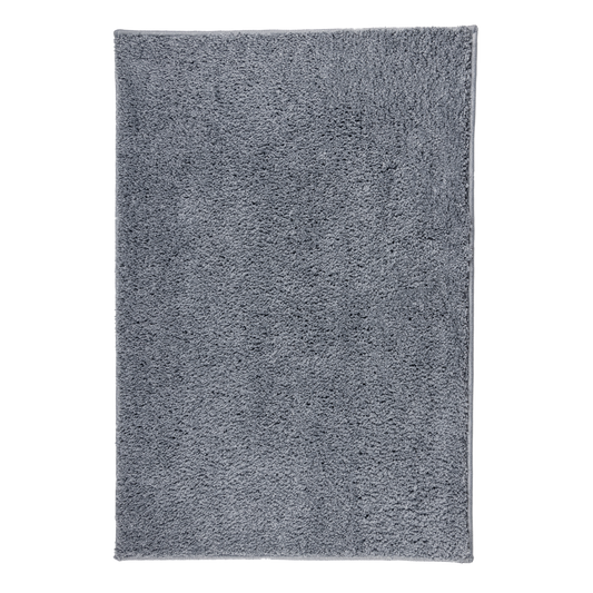 Mystic Premium Soft Bath Mat Gray, Anti-Slip & Machine Washable
