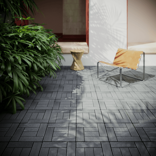 Gray WPC Deck Flooring Design-2