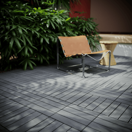 Gray WPC Deck Flooring Design-1