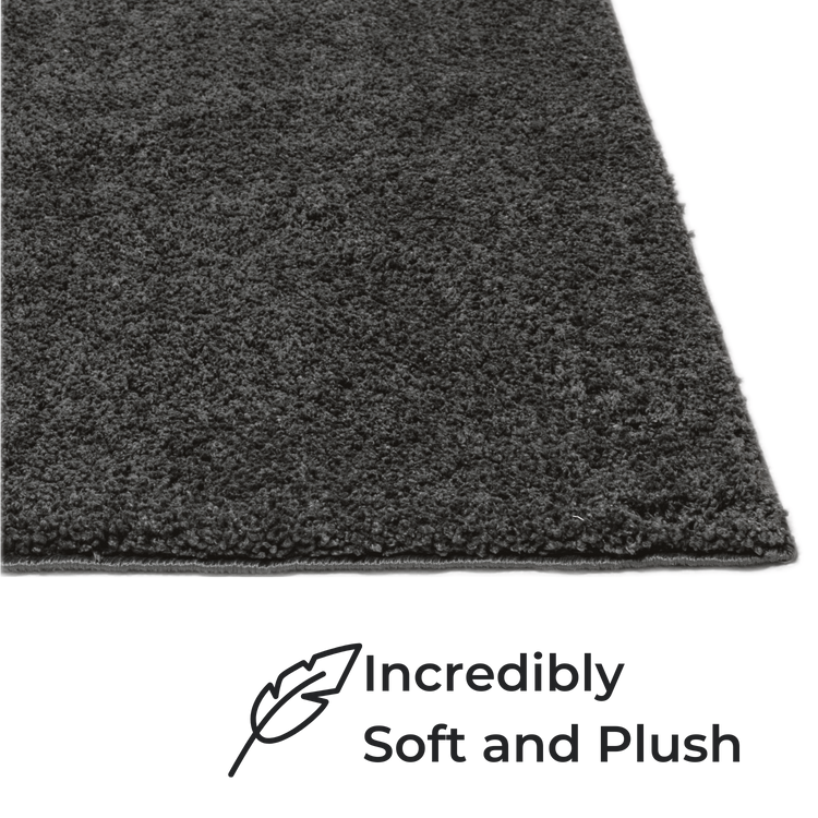 Iron Gray Mystic Rug,Super Soft Area Rugs for Home and Office