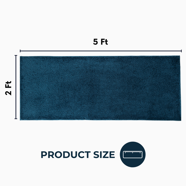 Peacock Blue Mystic Rug,Super Soft Area Rugs for Home and Office