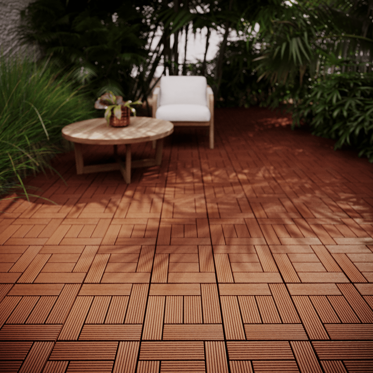 Red Cedar WPC Deck Flooring Design-2