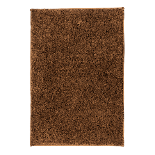 Mystic Premium Soft Bath Mat Walnut, Anti-Slip & Machine Washable